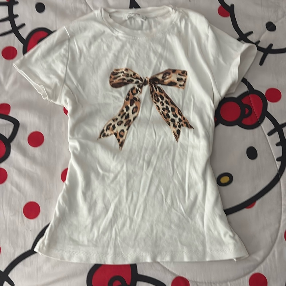 white baby tee